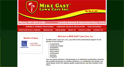Desktop Screenshot of mikegastlawncare.com
